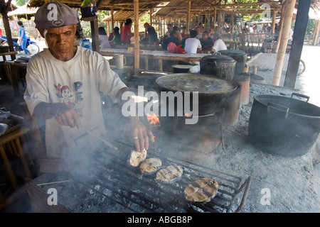 Markt auf der Insel Negros, Philippinen Stockfoto