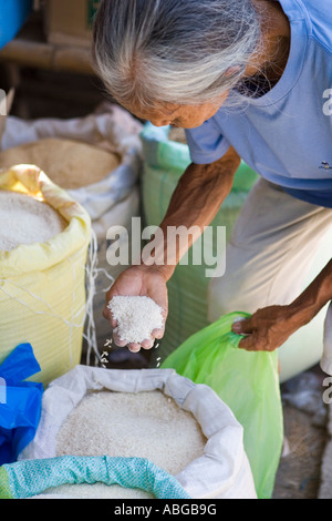 Markt auf der Insel Negros, Philippinen Stockfoto