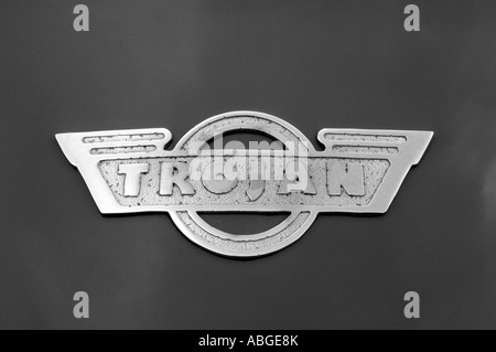 Trojan Auto Abzeichen. Englischer Automobilhersteller 1961 bis 1965 Stockfoto