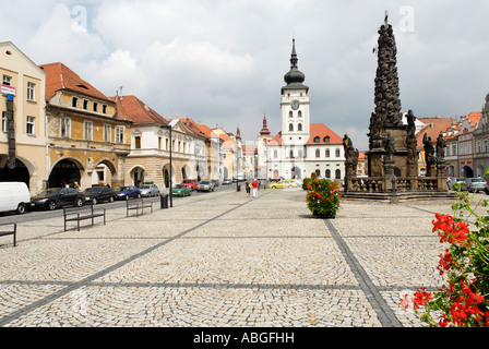 Historische alte Stadt Zatec, Nord-Böhmen, Tschechische Republik Stockfoto