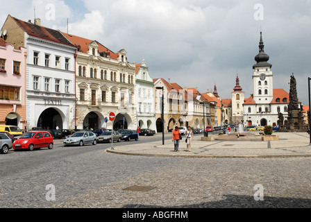 Historische alte Stadt Zatec, Nord-Böhmen, Tschechische Republik Stockfoto