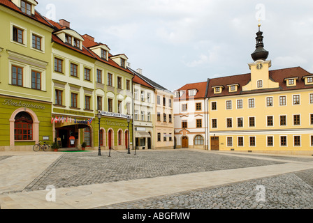 Historische alte Stadt Hradec Kralove, Koeniggraetz, Ostböhmen, Tschechien Stockfoto