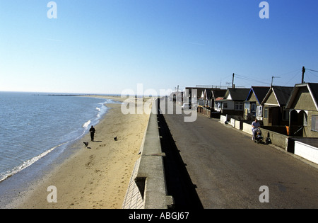 Jaywick Sand in der Nähe Clacton-on-Sea, Essex, England. Stockfoto