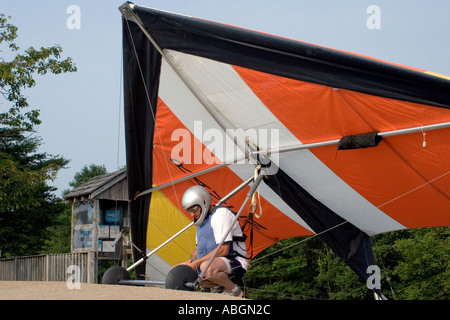 Chattannooga Tennessee Lookout Mountain Hang gliding Stockfoto