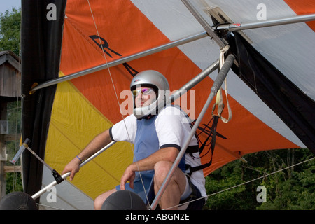 Chattannooga Tennessee Lookout Mountain Hang gliding Stockfoto