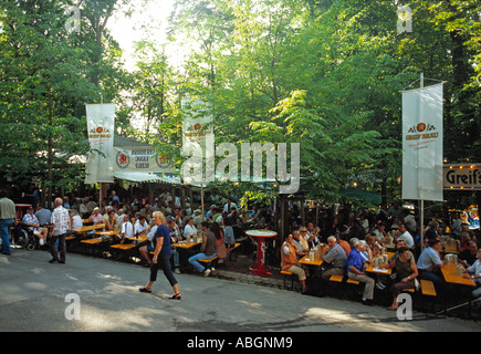 Annafest Forchheim Deutschland, am frühen Abend. Stockfoto