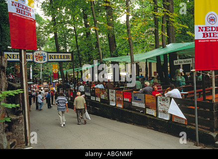 Annafest Forchheim Deutschland, am frühen Abend. Neder-Keller. Stockfoto