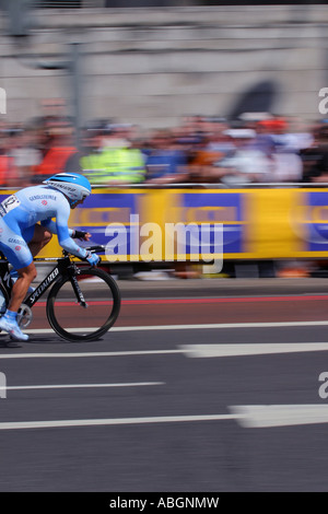 Robert Forster des deutschen Radsports team Gerolsteiner Radsport im Prolog-Zeitfahren der 2007. Stockfoto