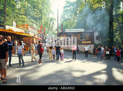 Annafest Forchheim, am frühen Abend. Stockfoto