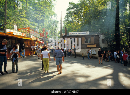 Annafest Forchheim Deutschland, am frühen Abend. Stockfoto