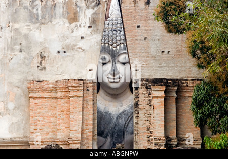 Buddha Bild Wat Sri Chum Sukhothai Thailand Stockfoto