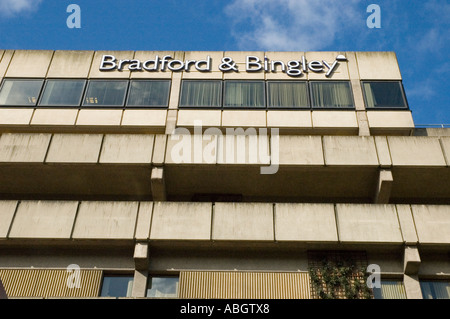Sitz der Bradford und Bingley Bausparkasse in Bingley West Yorkshire Stockfoto