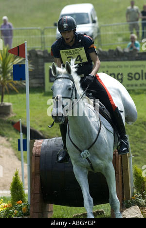 Dreitägige Veranstaltung Reiter Francesco Zaza Teilnahme in der Cross Country-Phase in Braham Pferd Studie 2007 Stockfoto