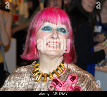 Zandra Rhodes-Celebrity-designer Stockfoto