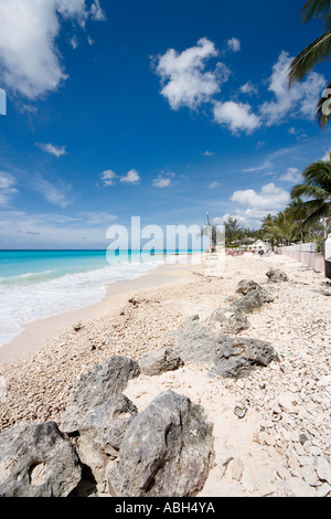 Maxwell Beach in der Nähe von Meeresbrise und Butterfly Beach Hotels, South Coast, Barbados, Lesser Antilles, West Indies, Karibik Stockfoto