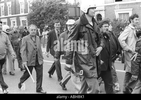 National Front march Lewisham South London England 1977. HOMER SYKES AUS DEN 1970ER JAHREN Stockfoto