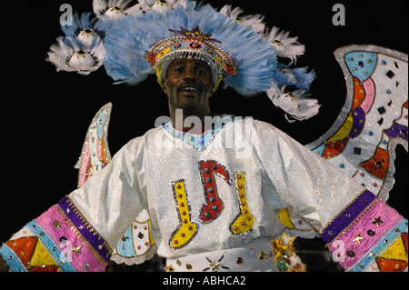 Junkanoo Parade New Jahre Eve New Providence Island Bahamas Stockfoto