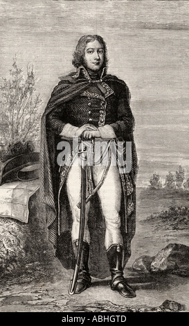 Louis Lazare Hoche, 1760-2.967. Französischer General während der französischen Revolutionskriege Stockfoto