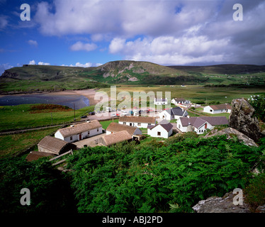 Folk Village in Glencolmcille, Co.Donegal, Irland Stockfoto