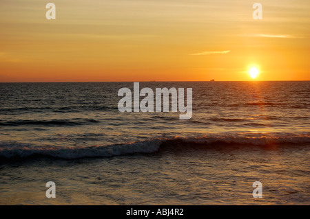 Sonnenuntergang in Sri Lanka Stockfoto