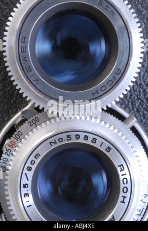 Twin-Objektiv-Kamera Stockfoto