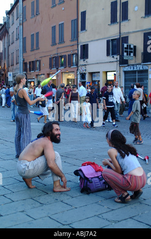 Ferrara Buskers Festival (2002) Stockfoto