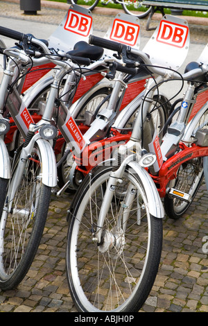 Rent - A-Bike DB-Deutsche Bahn Berlin Stockfoto