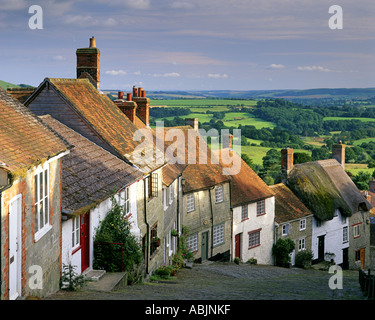 GB - DORSET: Gold Hill in Shaftesbury Stockfoto