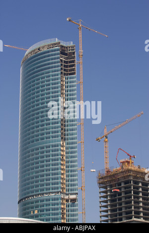 Der Federation Tower Wolkenkratzer im Bau befindliche Moskau Komplex Stockfoto