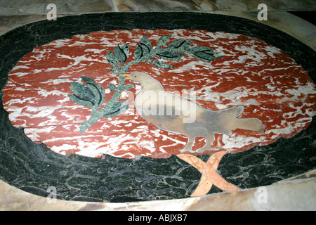 Marmor Boden Kunst Basilica di San Giovanni in Laterano Rom Italien Stockfoto