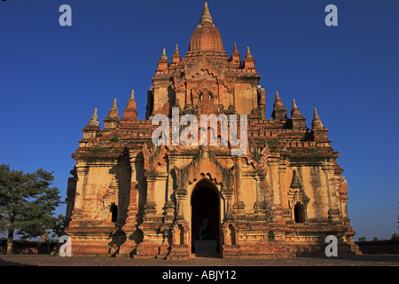 Myanmar Bagan Alt Bagan Dhammayangyi Phato gebaut von König Narathu im Jahre 1167 Stockfoto