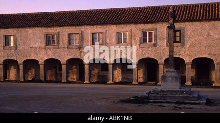 Nossa Senhora Cabo Kloster. Cape Espichel, Portugal. Stockfoto