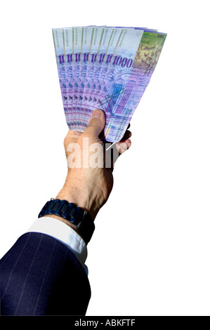 Schweizer Geld Stockfoto