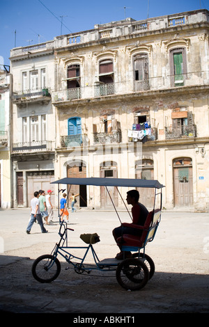 Rikscha in Havanna Kuba Stockfoto