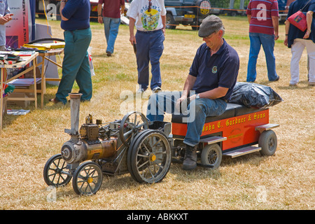 Wiltshire Dampf Oldtimer Rallye 2007 3 Burrell Argricultural Motor Victoria Stockfoto