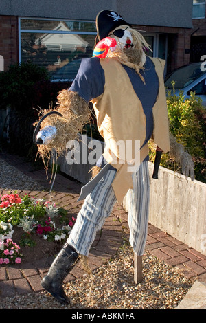 Thornton Hough Scarecrow Festival Wirral UK Juni 2005 Stockfoto