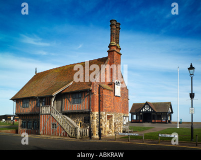 Die berühmte Moot Hall in Aldeburgh in Suffolk Stockfoto