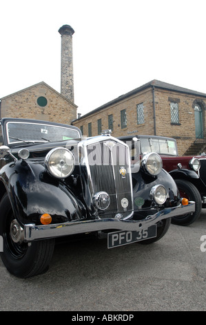 Wolseley 25 hp Oldtimer bei Elsecar Erbe Website, Barnsley, South Yorkshire, England, UK Stockfoto