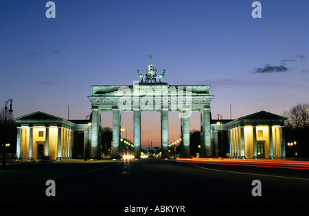 Brandenburger Tor, Pariser Platz, Berlin, Deutschland. Stockfoto