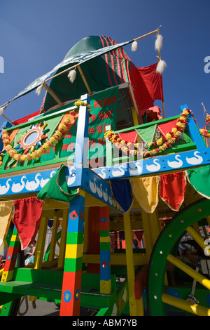 Hare-Krishna Chariot Detail, Trafalgar Square, London Stockfoto