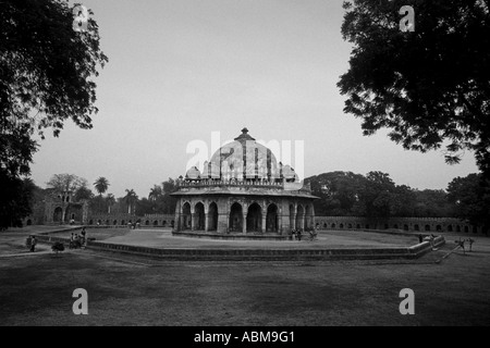 Isa Khan Grab, in der Nähe von Humayun Mausoleum, Delhi, Indien Stockfoto