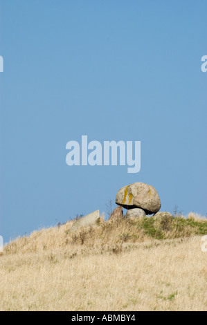 Alten Dolmen auf Langeland Stockfoto