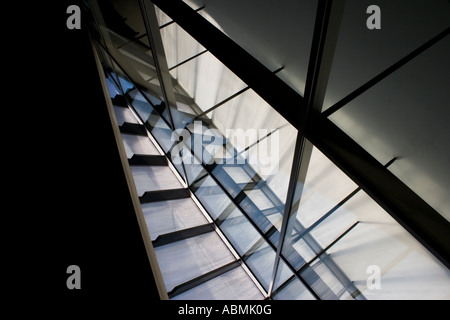 Buildingparts des Museums de Kunsthal in Rotterdam Stockfoto