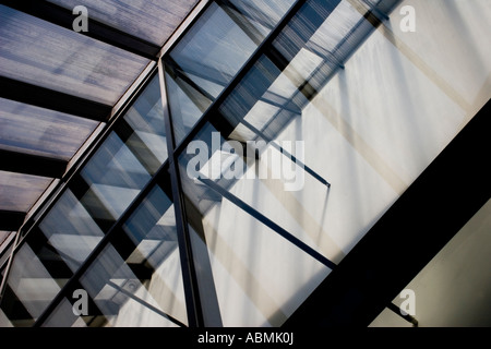 Buildingparts des Museums de Kunsthal in Rotterdam Stockfoto