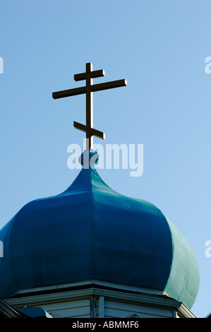 Alaska, Kodiak, Heilige Auferstehung Russisch-orthodoxe Kirche Stockfoto