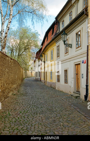 Novy Svet ("New World") Straße im Prager Stadtteil Hradschin Stockfoto