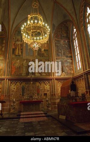 St. Wenceslas-Kapelle in St Vitus Cathedral in Prag Stockfoto