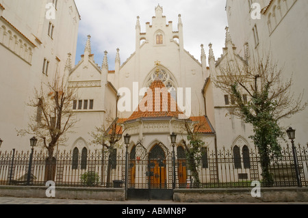 Maisel-Synagoge im Prager Bezirk Josefstadt (Josefov) Stockfoto