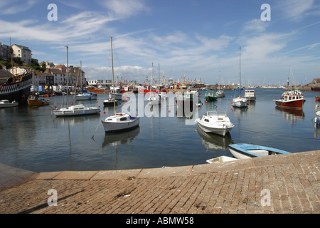 Hafen von Brixham Devon England Stockfoto