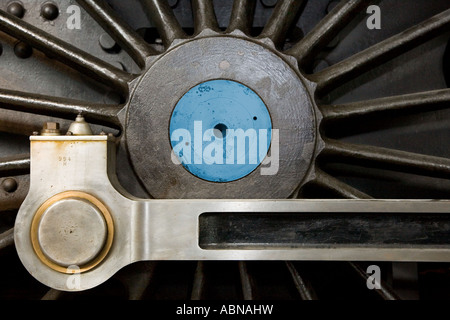 Mechanische Detail eine alte Dampflok Stockfoto